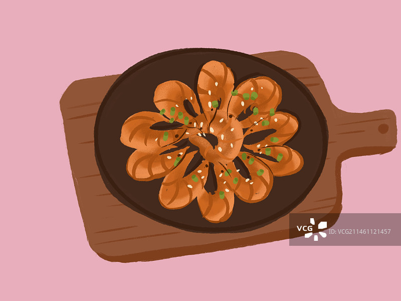 油焖大虾图片素材