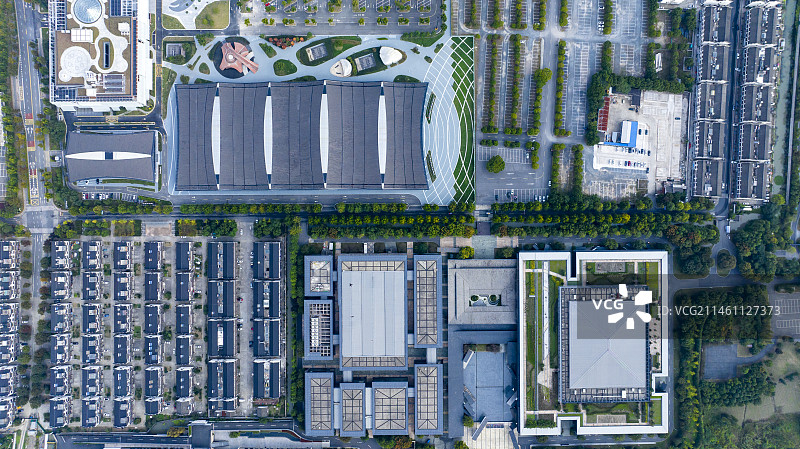 世界互联网大会会址航拍图片素材