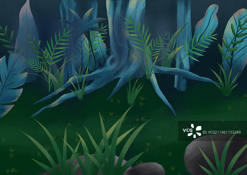 暗黑森林图片素材