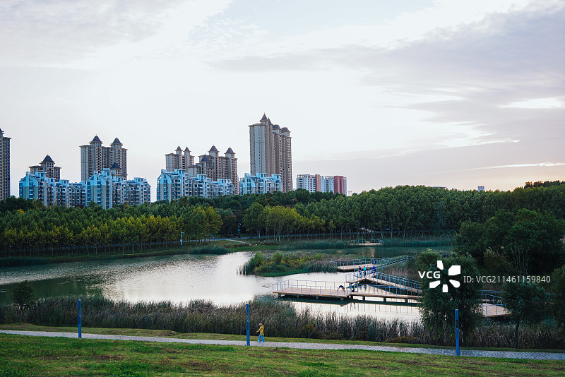 安徽合肥南艳湖公园风光图片素材