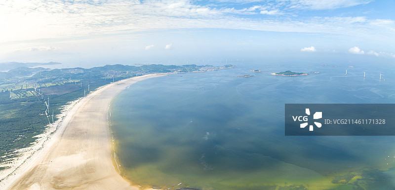 航拍福建平潭岛环岛路风光图片素材