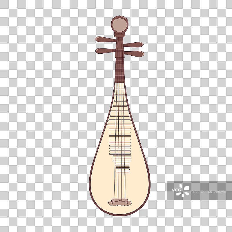 手绘琵琶图片素材
