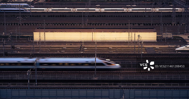 西安北高铁所图片素材