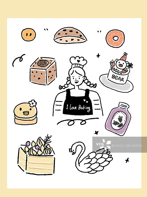 烘焙日常 我爱烘焙图片素材