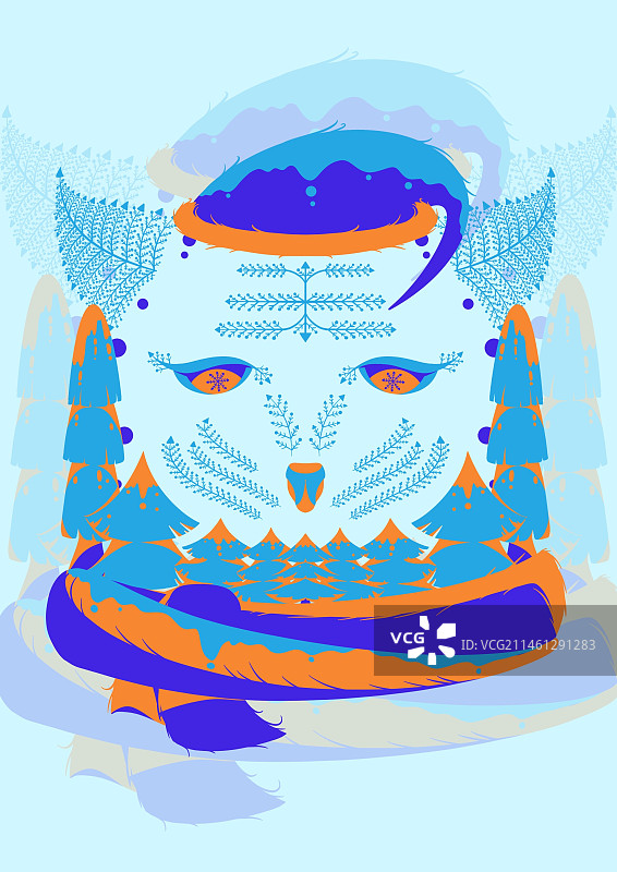 冬季虎图片素材