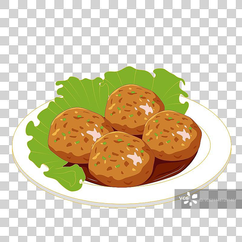 狮子头图片素材