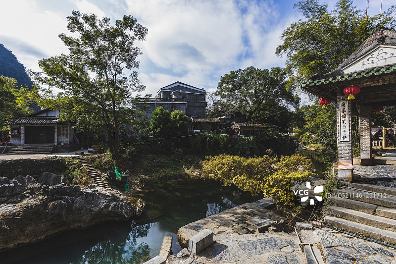 黃姚古鎮图片素材