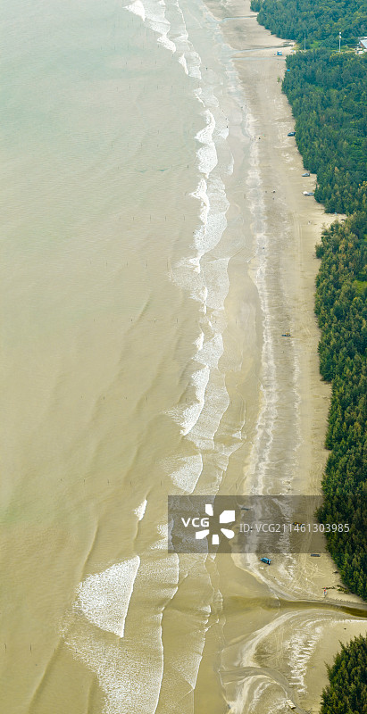 广东汕尾鲘门镇沙滩图片素材