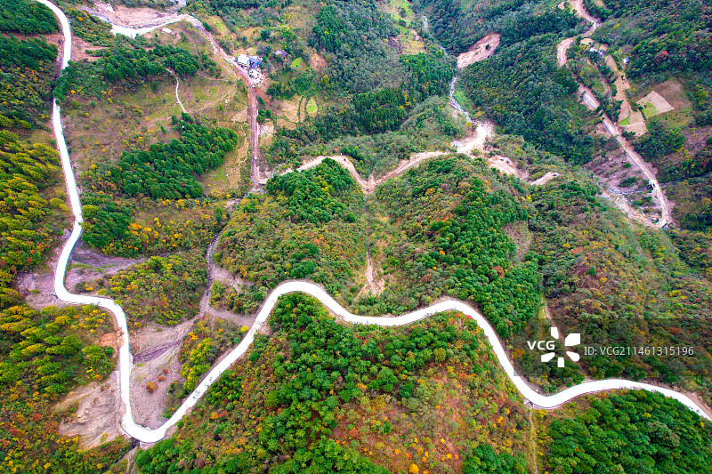 重庆开州雪宝山秋色图片素材