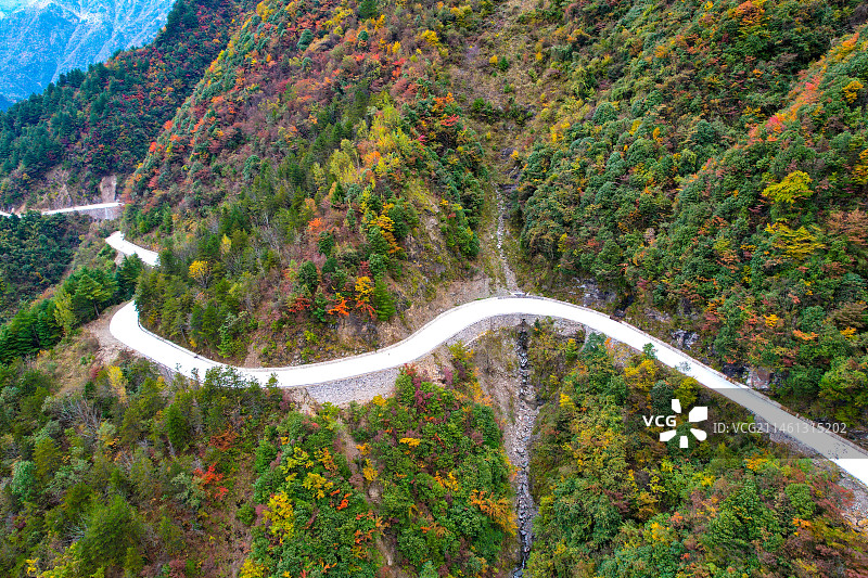 重庆开州雪宝山秋色图片素材