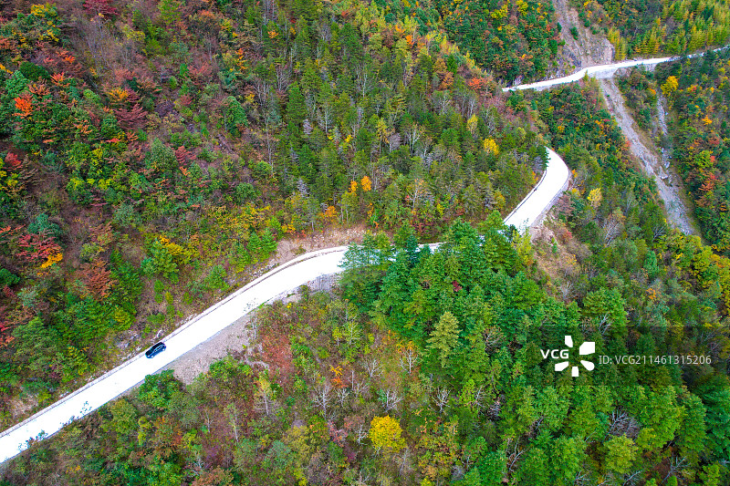 重庆开州雪宝山秋色图片素材
