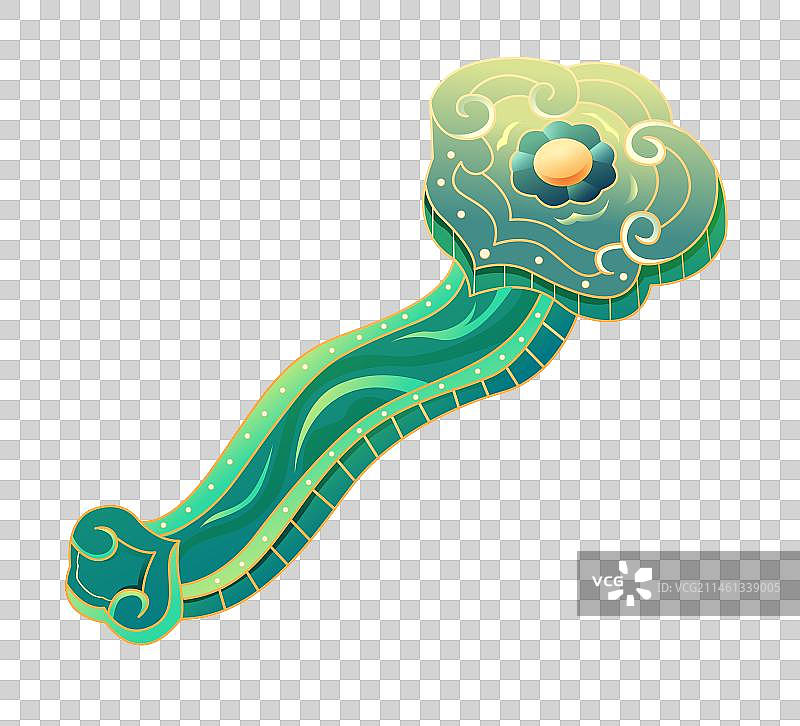 国潮风玉如意玉器图片素材