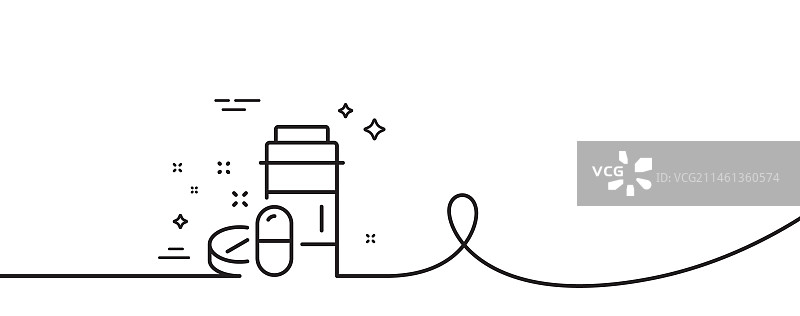 药瓶药丸轮廓图标图片素材