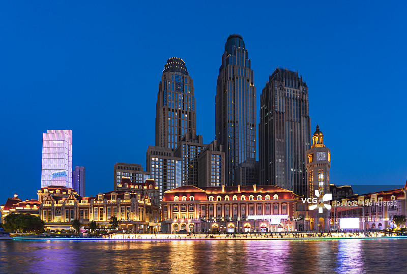 天津津湾广场图片素材