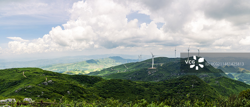贵州六盘水乌蒙山区韭菜坪图片素材