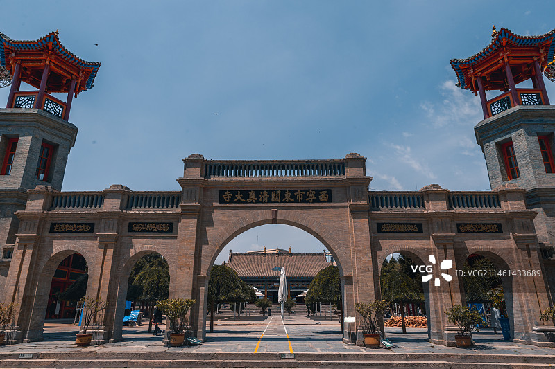 西宁市东关清真寺图片素材