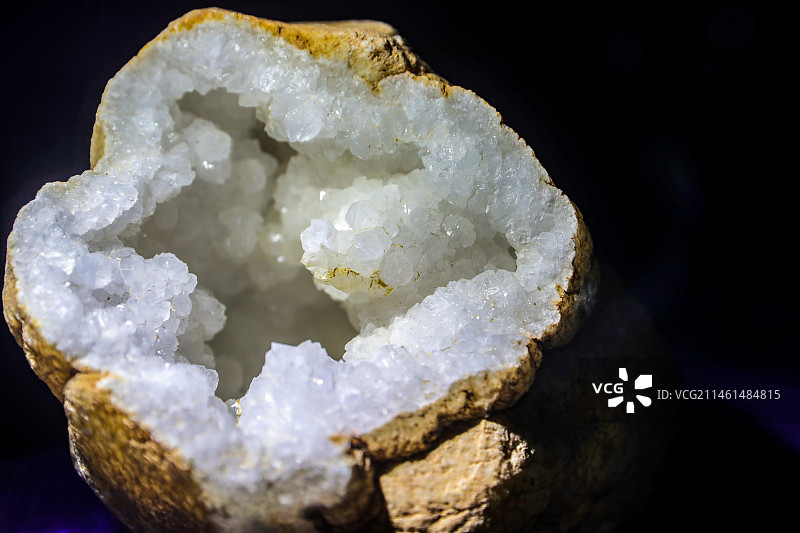 水晶，拍摄于中国水晶之都博物馆图片素材