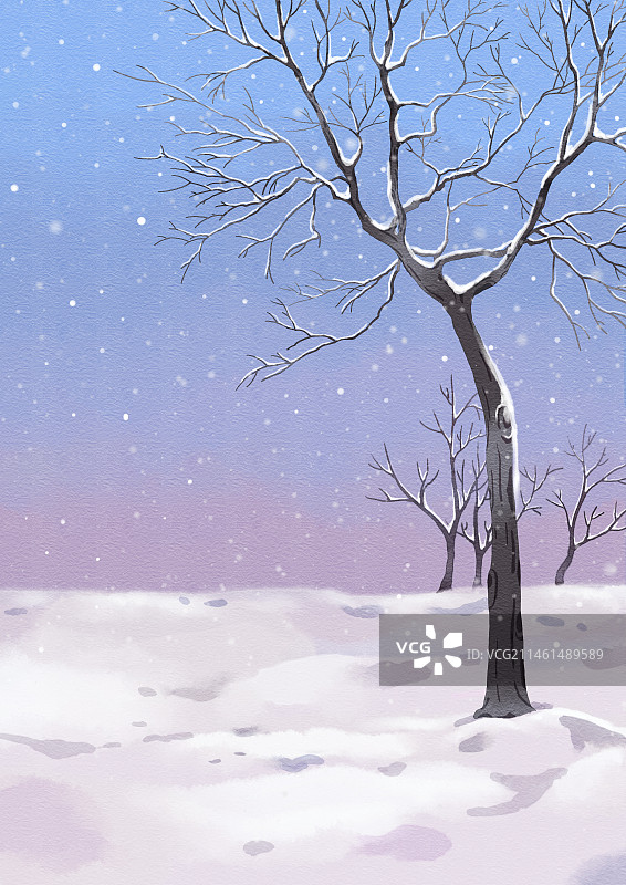 大雪风景图片素材