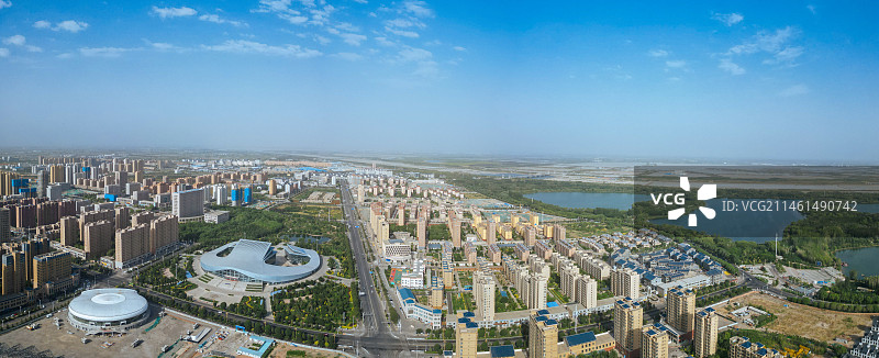 张掖 城市湿地博物馆 边塞竞技体育中心 湿地公园 甘州府城 玉水苑图片素材