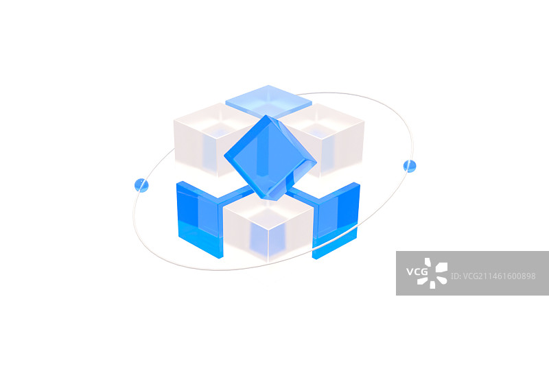 科技魔方透明材质图片素材