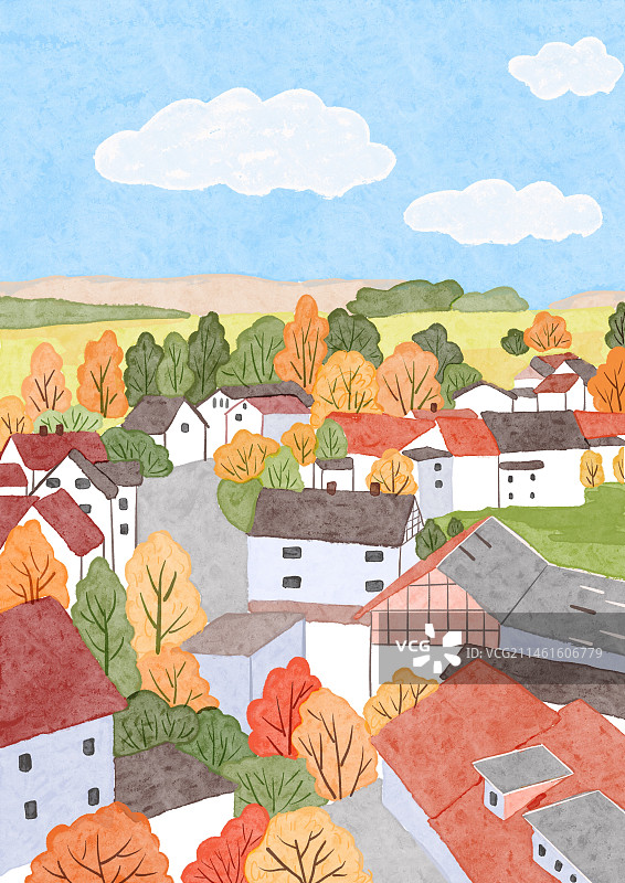 秋天的风景图片素材