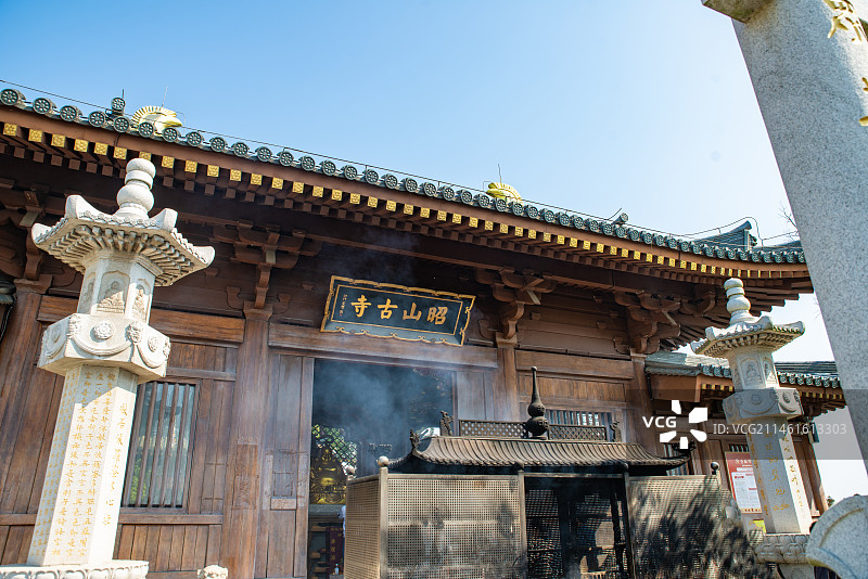 航拍湖南湘潭昭山风景区图片素材