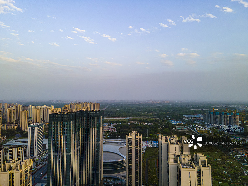 成都温江高空视角图片素材