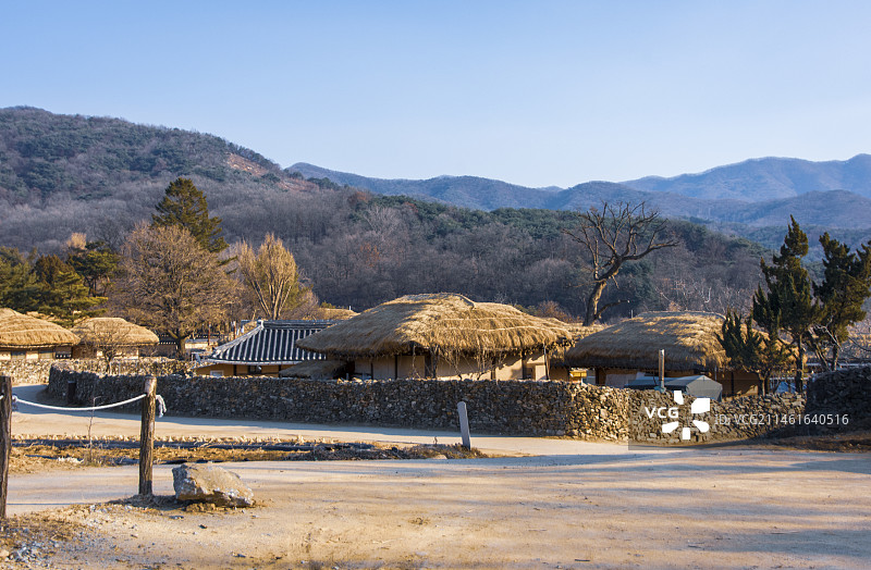 韩国民俗村图片素材
