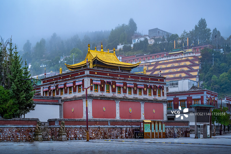 青海省西宁市塔尔寺图片素材
