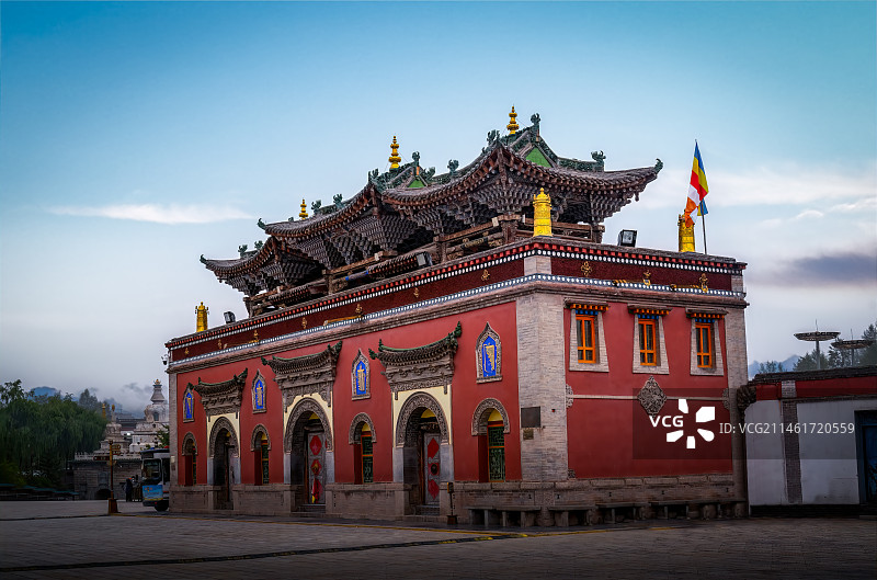 青海省西宁市塔尔寺图片素材