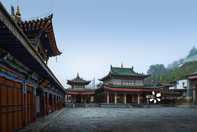青海省西宁市塔尔寺图片素材