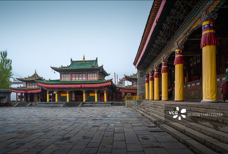 青海省西宁市塔尔寺图片素材