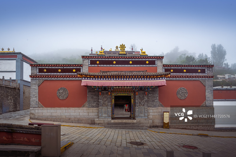 青海省西宁市塔尔寺图片素材