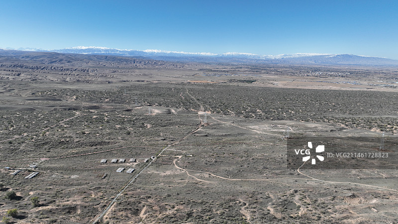 甘肃省武威市古浪县八步沙风光图片素材