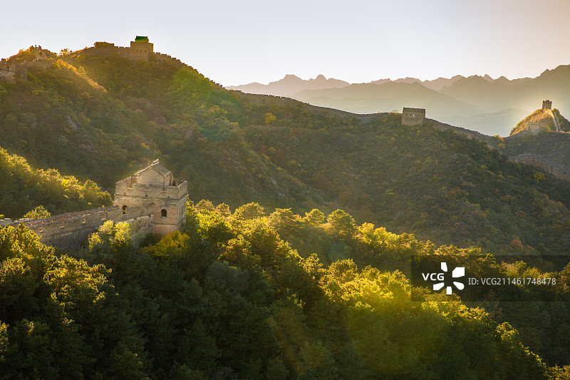 金山岭长城图片素材