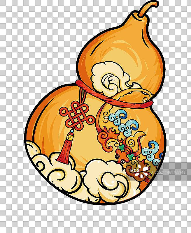 中国风葫国潮葫芦福禄图片素材