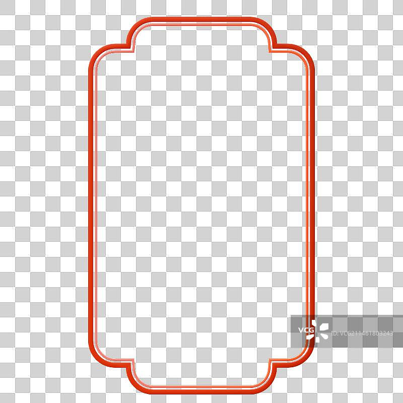 3D立体中国传统风格边框免抠素材图片素材