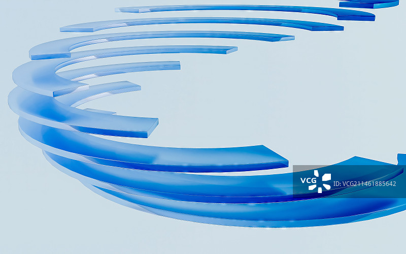 螺旋形立体线条图片素材
