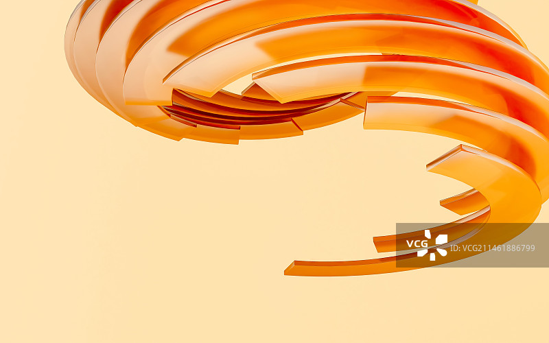 螺旋几何体抽象楼梯图片素材