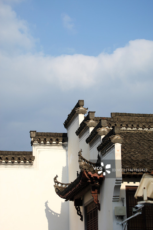 安徽歙县徽州古城建筑和人文汪满田鱼灯图片素材