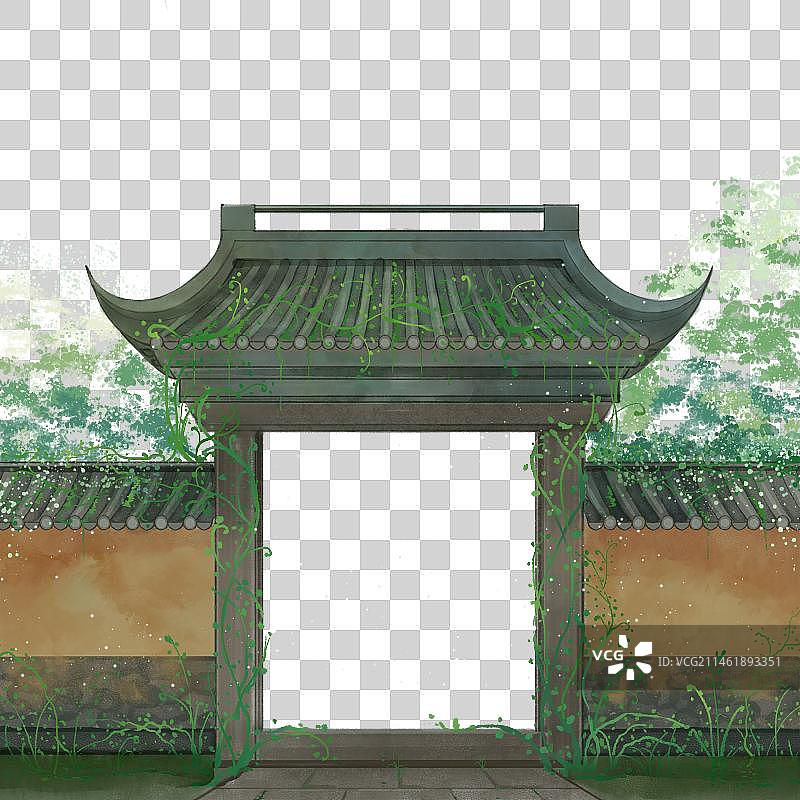 唯美古风场景图片素材