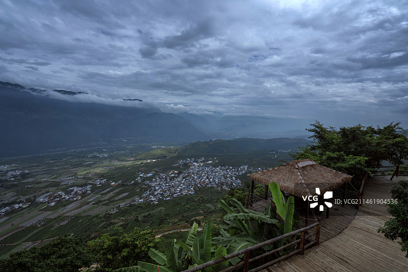 云南保山咖啡种植园图片素材