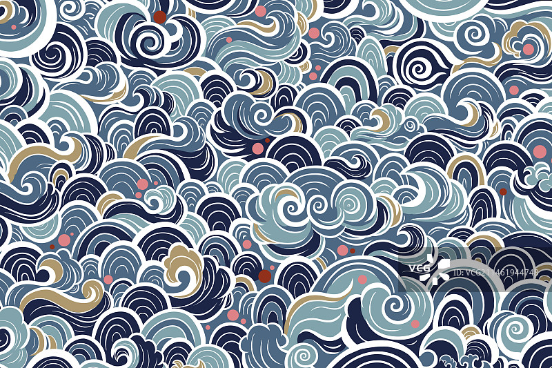 海浪纹理图片素材