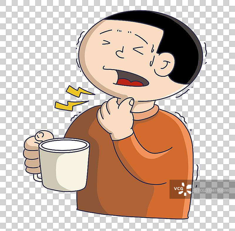 元素：咽喉炎图片素材