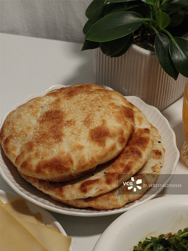 圆烧饼图片素材