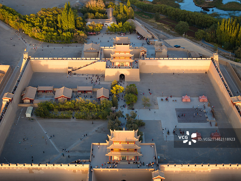 甘肃省嘉峪关市嘉峪关关城图片素材