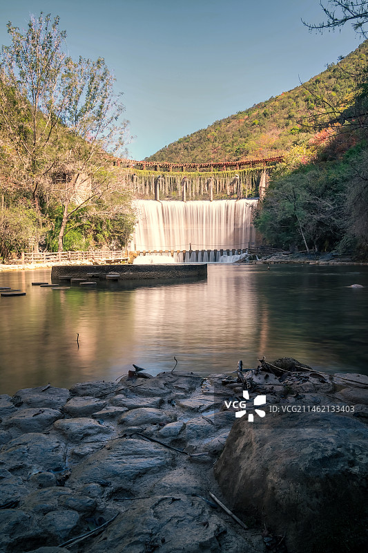 湖北省十堰市五龙河景区图片素材