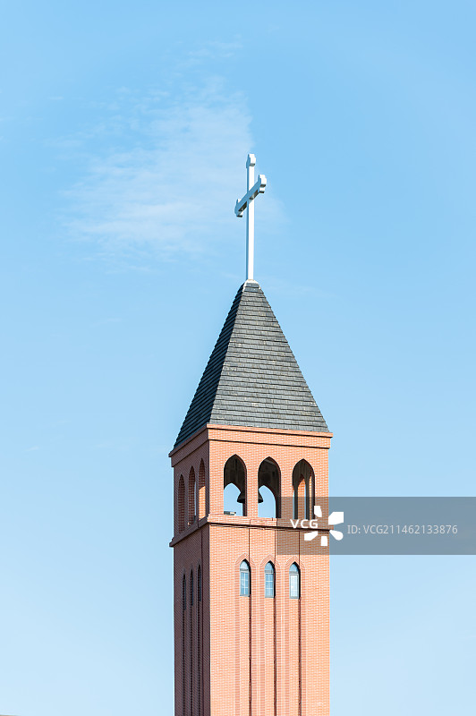 太湖天主堂特写图片素材