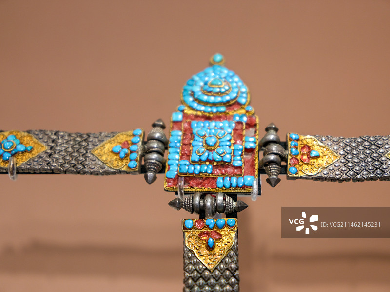 西藏博物馆 藏族服饰图片素材