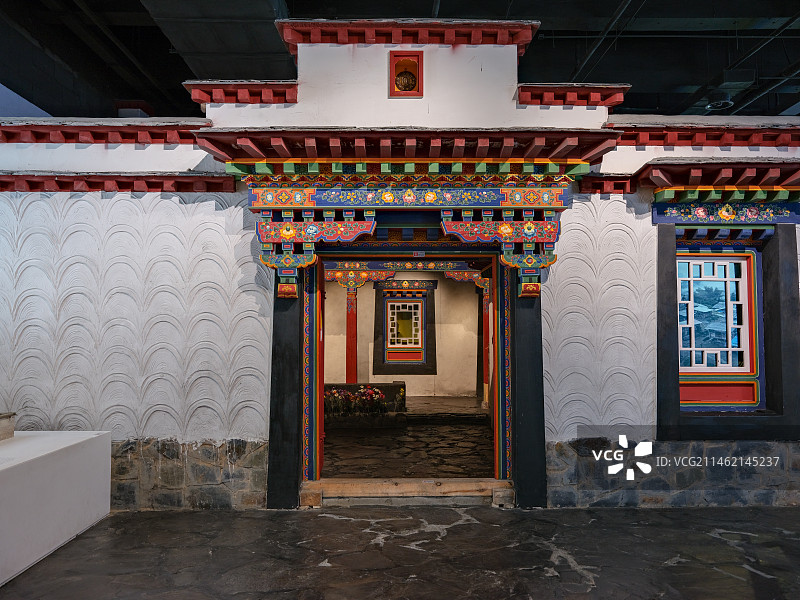 西藏博物馆 西藏民居展示图片素材